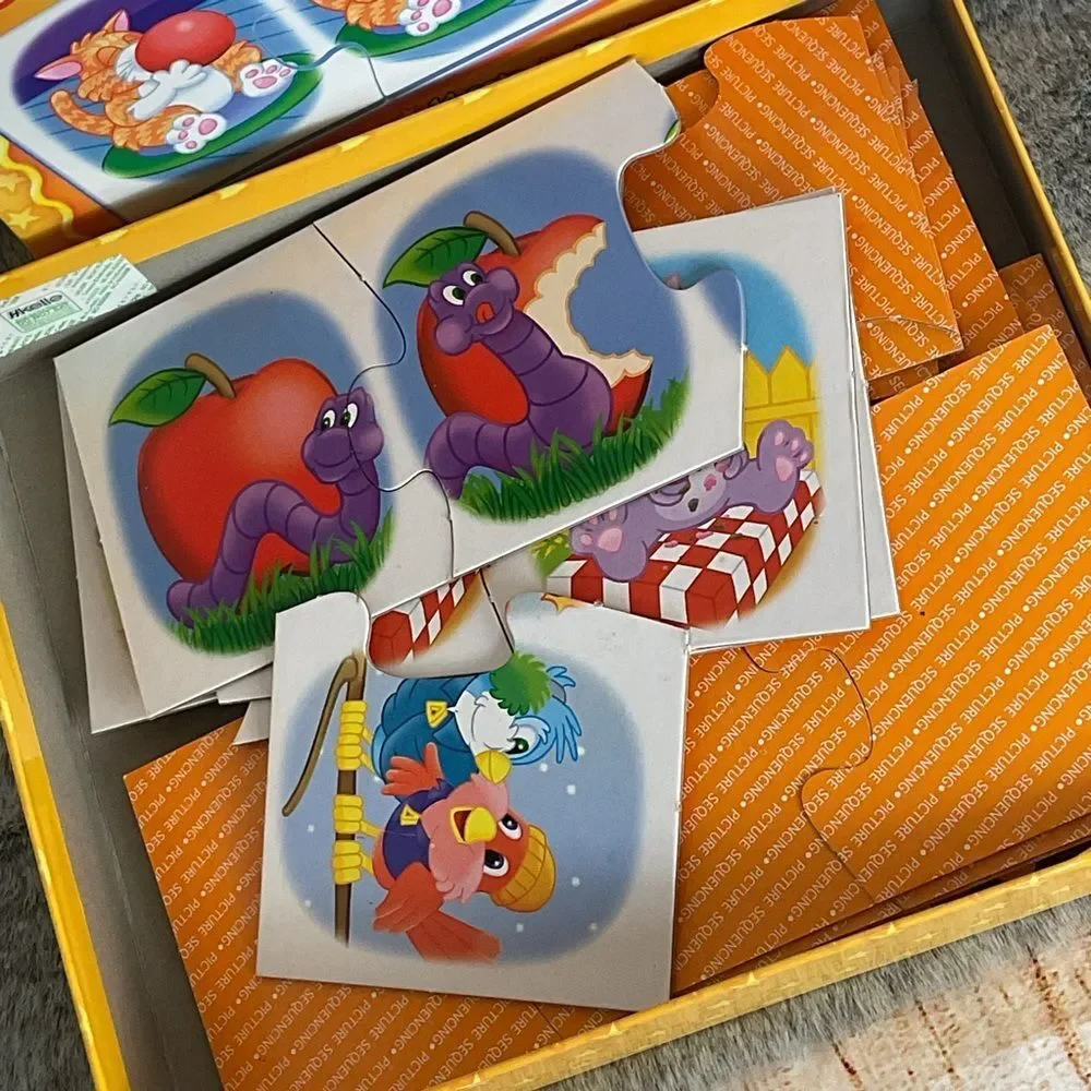 What Happens Next? Picture Sequencing Puzzle Game